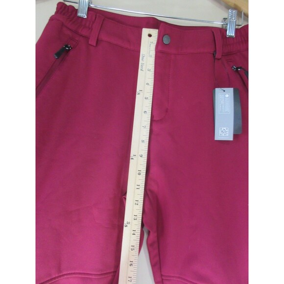 NEW TSLA Winter Snow Pants Womens Med Burgundy Waterproof (AS IS ) - Picture 11 of 13